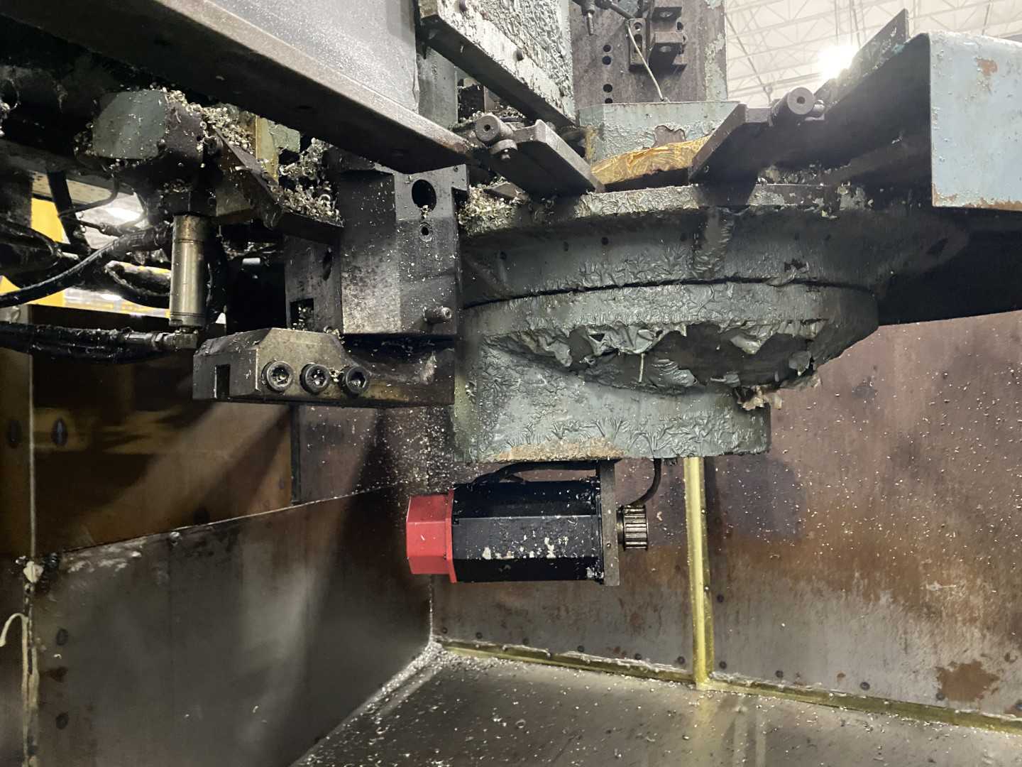 PARTS UNIT Bullard DYN-AU-TAPE 46" Vertical Turret Lathe VTL NCC, GE Fanuc Series 18-T, 46" Table, 58" Swing, 46" Turning Diameter, 60" Turning Height, 75 Hp