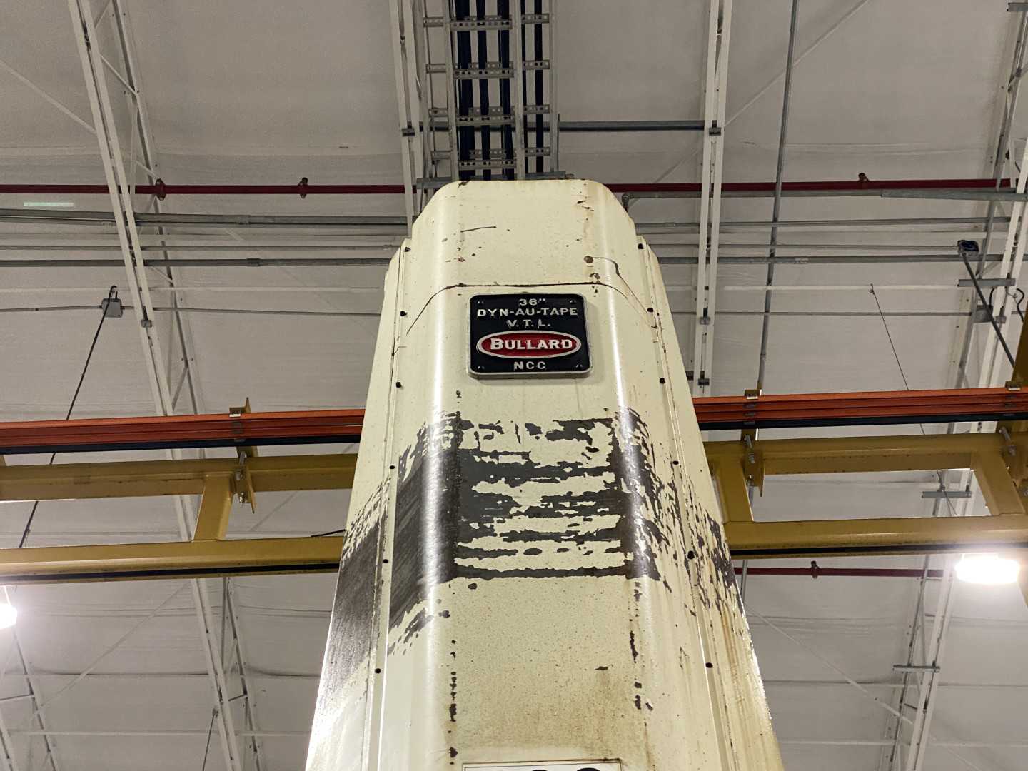 PARTS UNIT Bullard DYN-AU-TAPE 36" Vertical Turret Lathe VTL NCC, GE Fanuc Series 18i-T Control, 36" Table, 40" Swing, 48" Turn Dia, 50" Turn Height, X/Z Axis