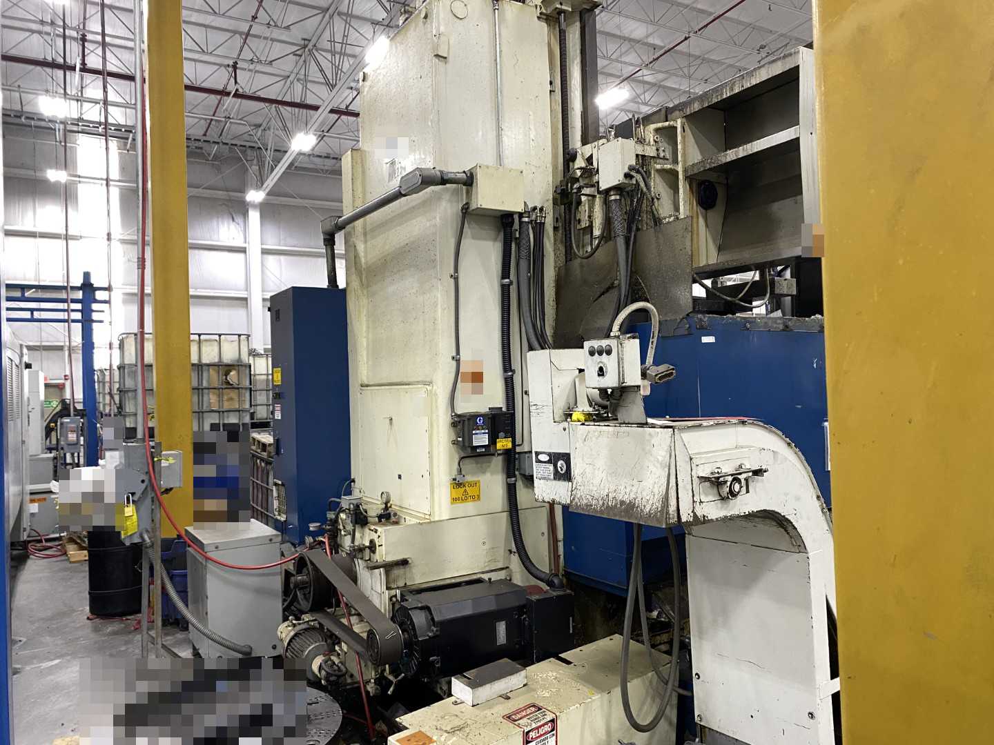 PARTS UNIT Bullard DYN-AU-TAPE 36" Vertical Turret Lathe VTL NCC, GE Fanuc Series 18i-T Control, 36" Table, 40" Swing, 48" Turn Dia, 50" Turn Height, X/Z Axis