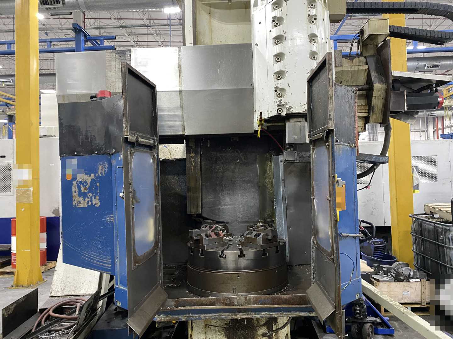 PARTS UNIT Bullard DYN-AU-TAPE 36" Vertical Turret Lathe VTL NCC, GE Fanuc Series 18i-T Control, 36" Table, 40" Swing, 48" Turn Dia, 50" Turn Height, X/Z Axis