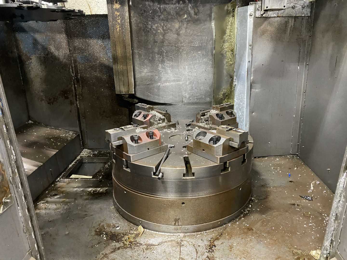 PARTS UNIT Bullard DYN-AU-TAPE 36" Vertical Turret Lathe VTL NCC, GE Fanuc Series 18i-T Control, 36" Table, 40" Swing, 48" Turn Dia, 50" Turn Height, X/Z Axis