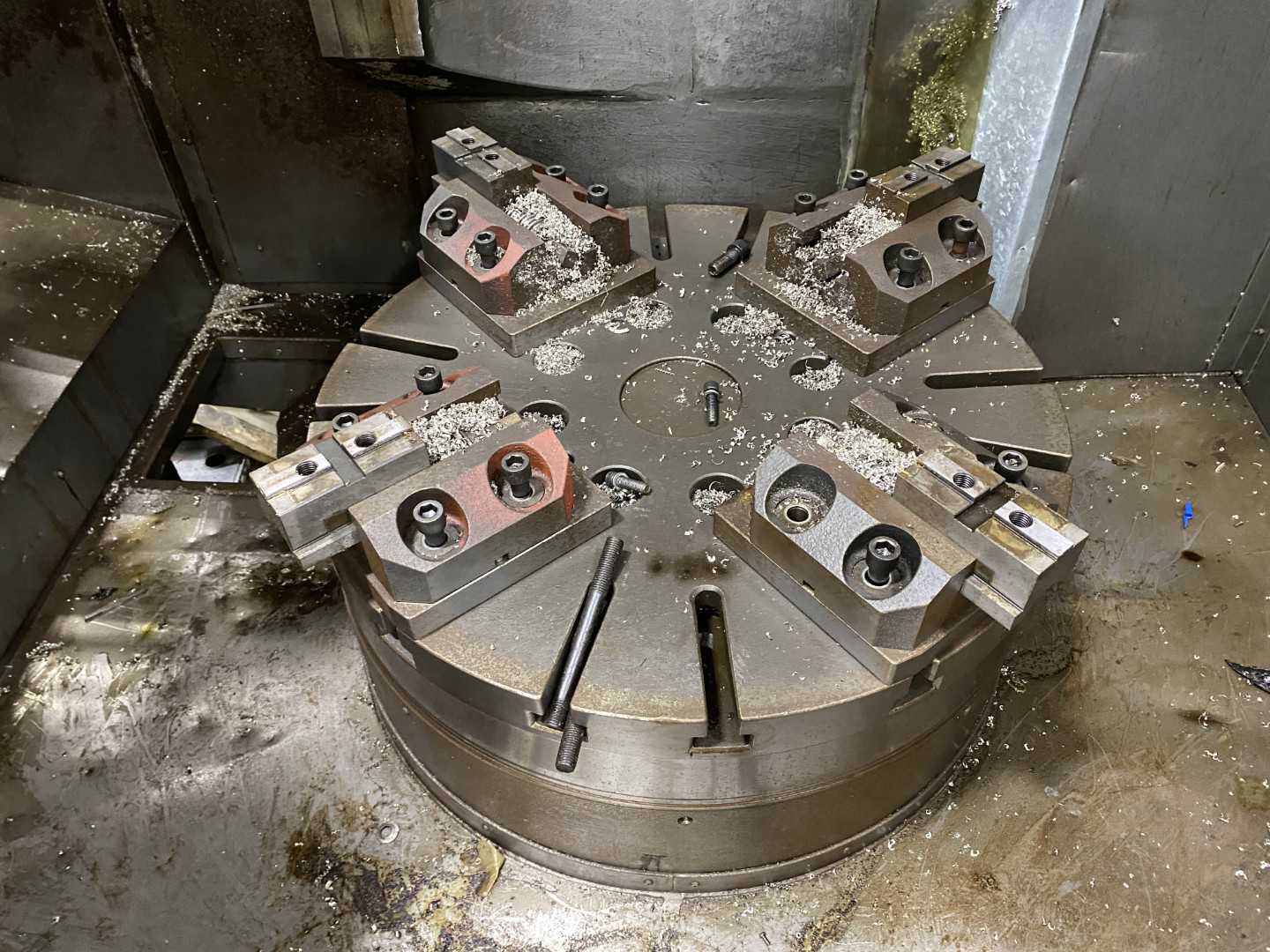 PARTS UNIT Bullard DYN-AU-TAPE 36" Vertical Turret Lathe VTL NCC, GE Fanuc Series 18i-T Control, 36" Table, 40" Swing, 48" Turn Dia, 50" Turn Height, X/Z Axis