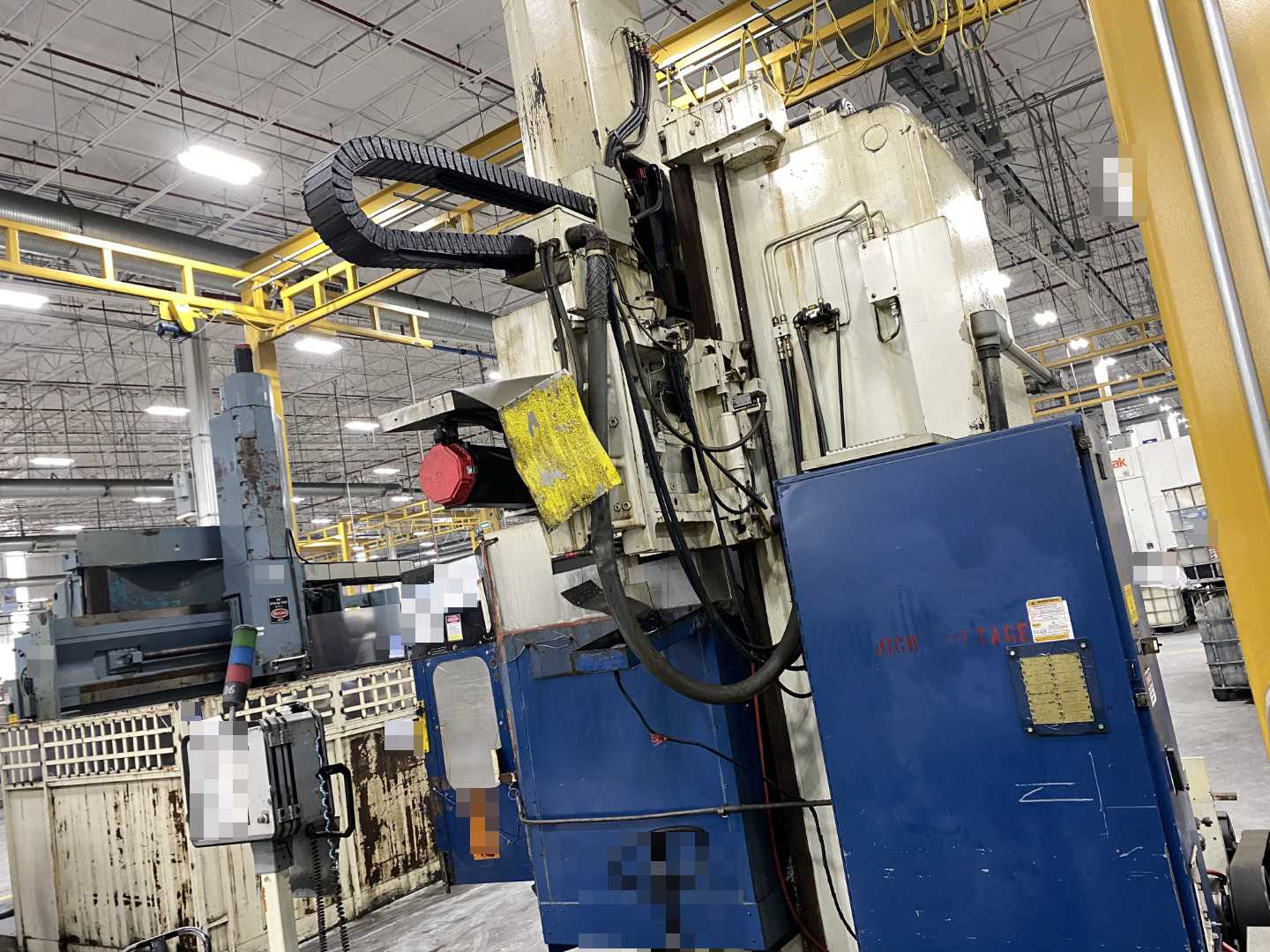 PARTS UNIT Bullard DYN-AU-TAPE 36" Vertical Turret Lathe VTL NCC, GE Fanuc Series 18i-T Control, 36" Table, 40" Swing, 48" Turn Dia, 50" Turn Height, X/Z Axis