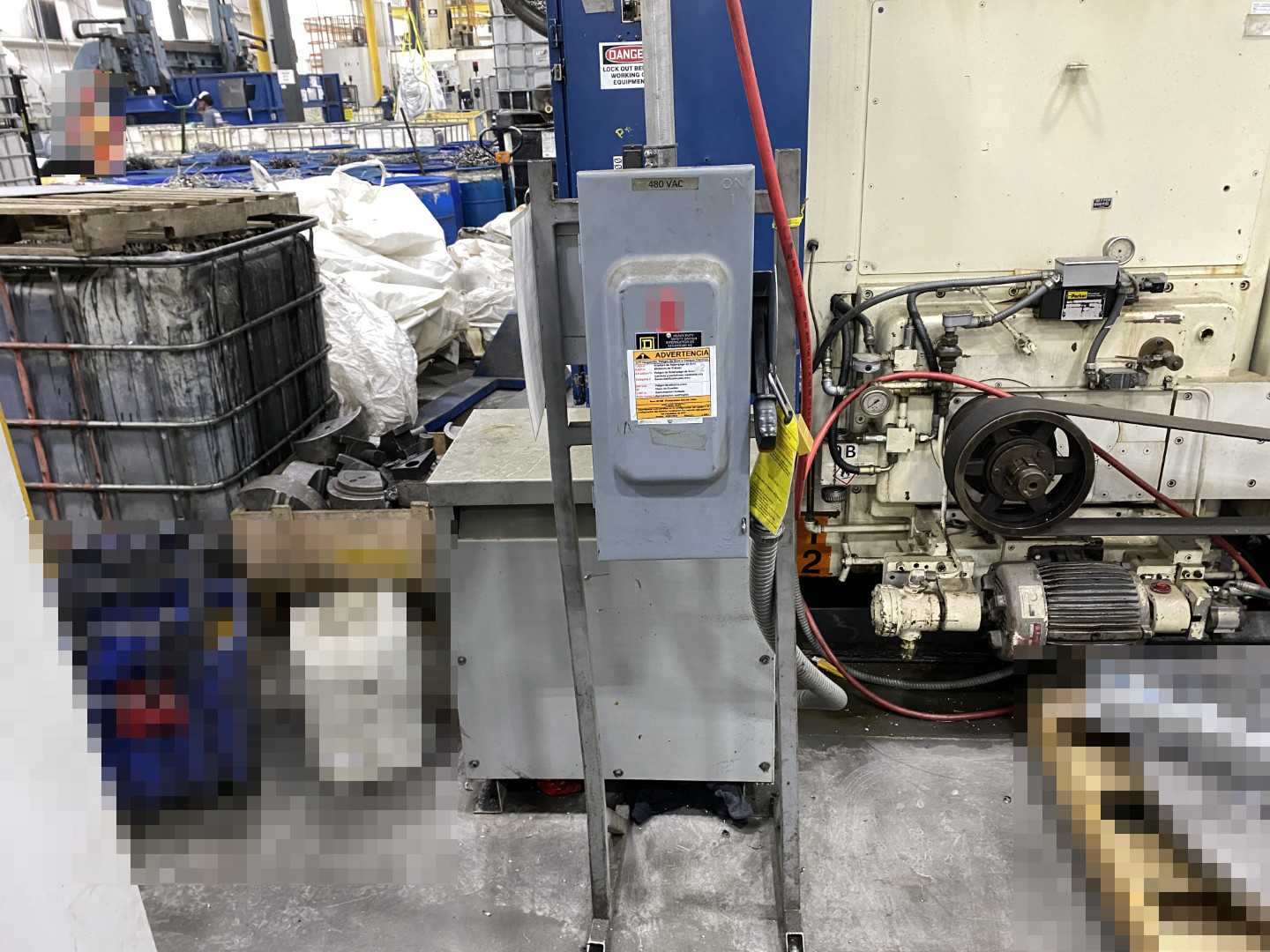 PARTS UNIT Bullard DYN-AU-TAPE 36" Vertical Turret Lathe VTL NCC, GE Fanuc Series 18i-T Control, 36" Table, 40" Swing, 48" Turn Dia, 50" Turn Height, X/Z Axis
