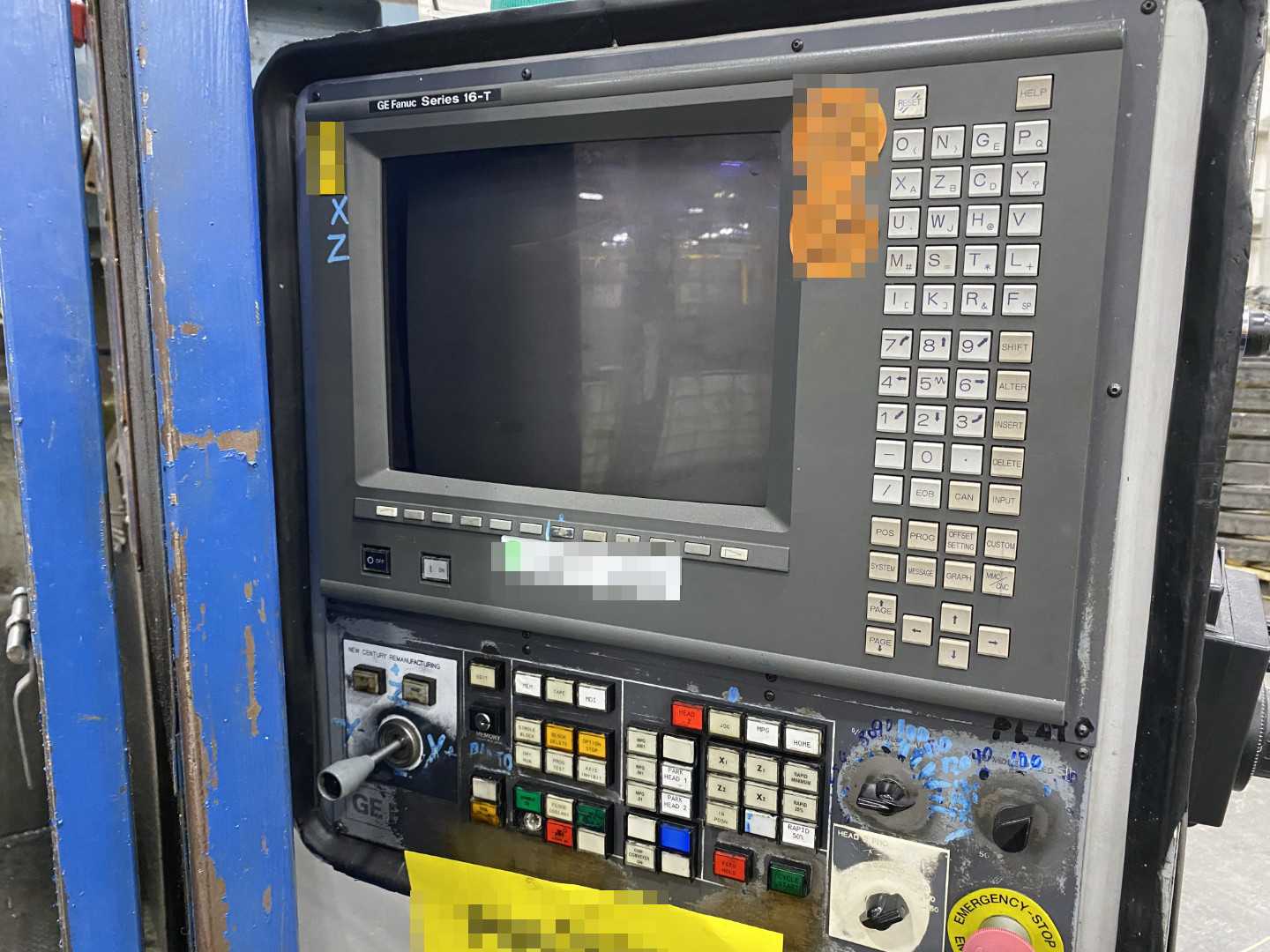 PARTS UNIT Farrel Birmingham E-7134-1 Twin Vertical Turret Lathe GE Fanuc Series 16-T