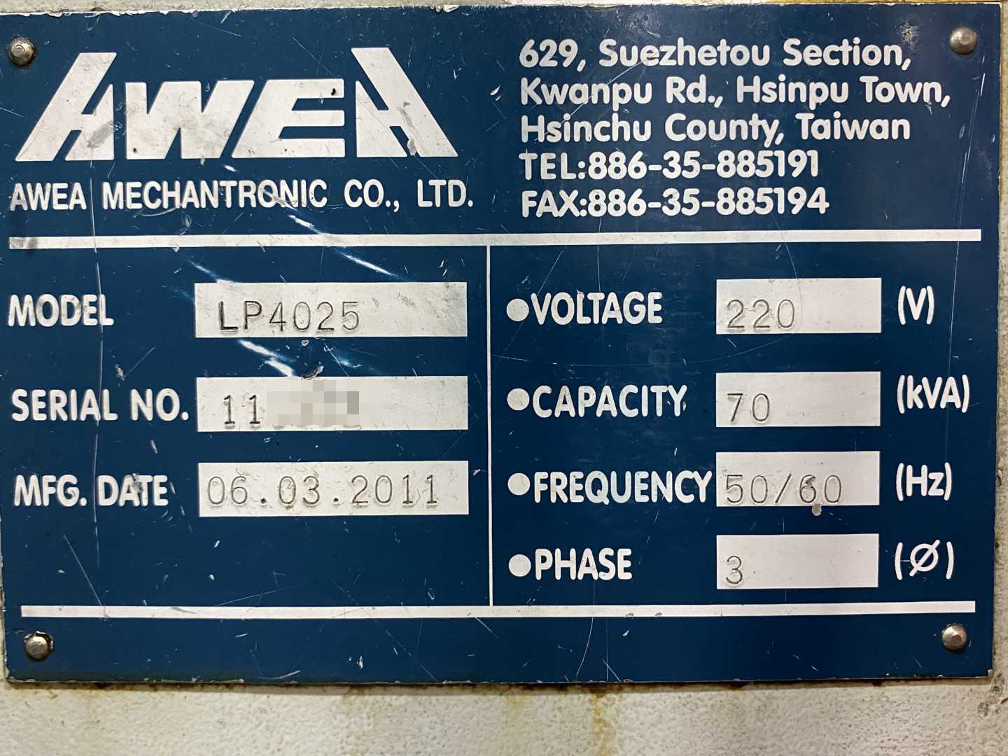Yama Seiki (Awea) LP4025 2011 CNC Bridge Mill, Fanuc 18i-MB, 157" X-Travel, 98" Y-Travel, 158" x 94" Table, 32-ATC, 18,697 Hours
