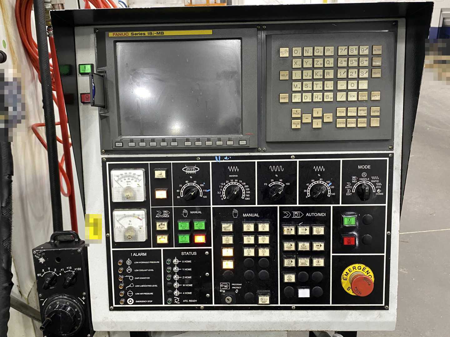 Yama Seiki (Awea) LP4025 2011 CNC Bridge Mill, Fanuc 18i-MB, 157" X-Travel, 98" Y-Travel, 158" x 94" Table, 32-ATC, 18,697 Hours