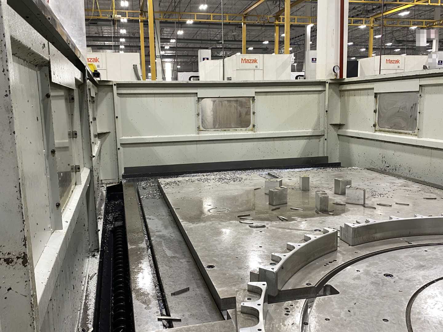 Yama Seiki (Awea) LP4025 2011 CNC Bridge Mill, Fanuc 18i-MB, 157" X-Travel, 98" Y-Travel, 158" x 94" Table, 32-ATC, 18,697 Hours