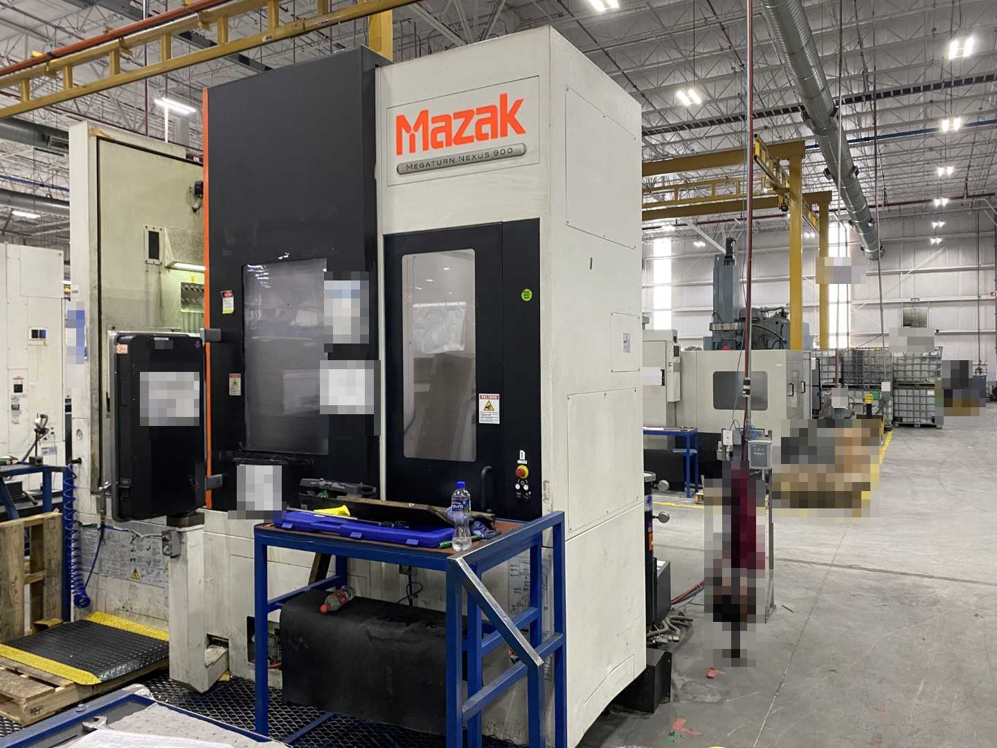 Mazak Megaturn Nexus 900 CNC Vertical Turning Center Mazatrol Matrix Nexus, 27,993 Hours, 2013, 36" Chuck, 39.37" Swing, 36.22" Turn Dia, 31.50" Turn Height, 12-Station Turret