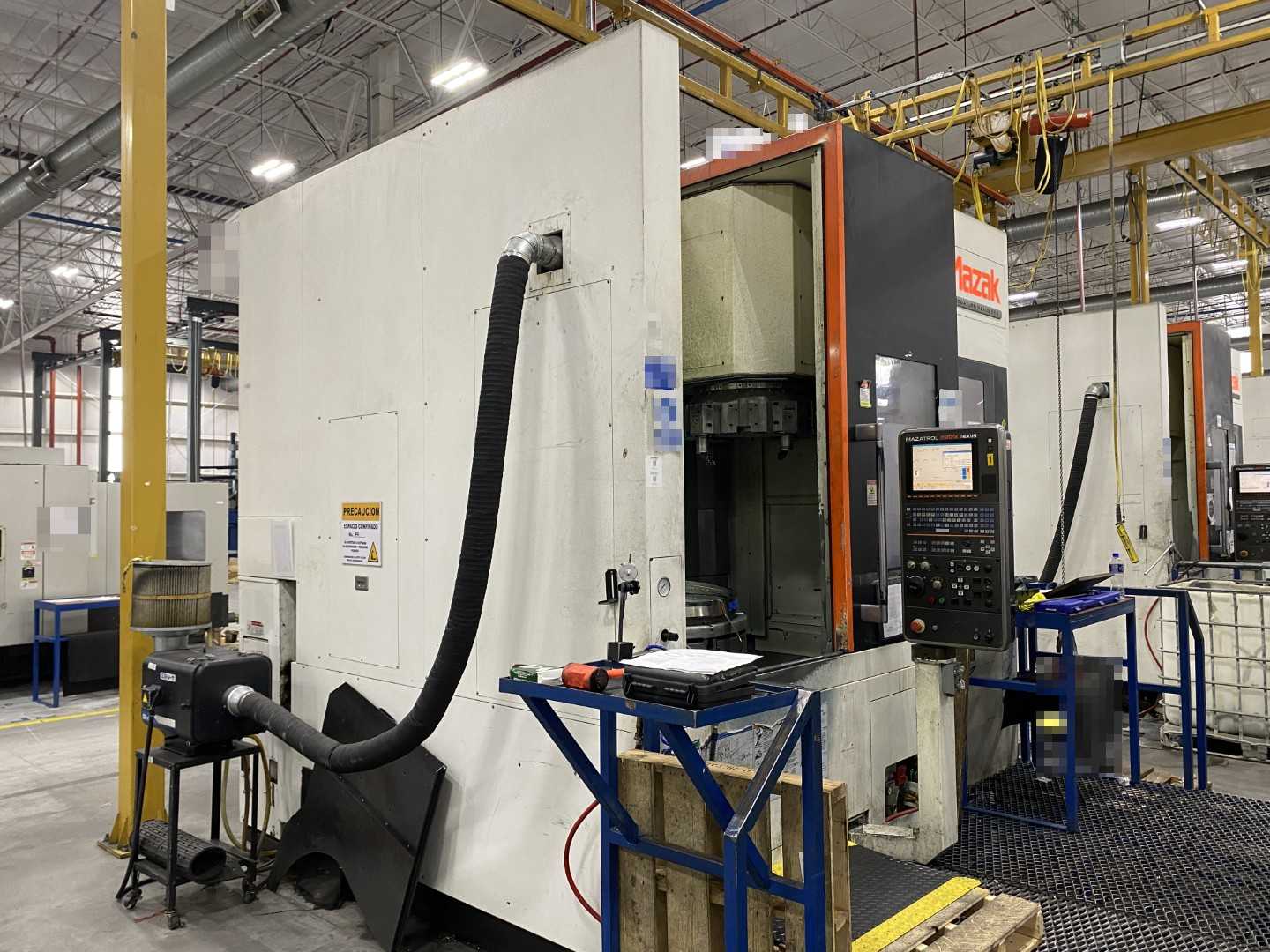 Mazak Megaturn Nexus 900 CNC Vertical Turning Center Mazatrol Matrix Nexus, 27,993 Hours, 2013, 36" Chuck, 39.37" Swing, 36.22" Turn Dia, 31.50" Turn Height, 12-Station Turret