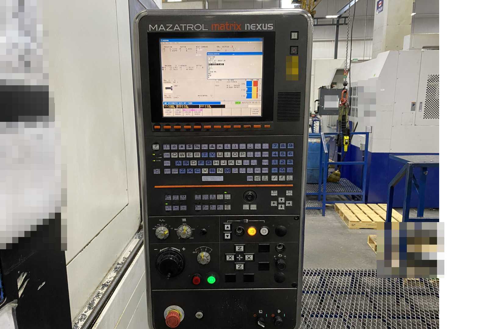 Mazak Megaturn Nexus 900 CNC Vertical Turning Center Mazatrol Matrix Nexus, 25,472 Hours, 2012, 36" Chuck, 39.37" Swing, 36.22" Turn Dia, 31.50" Turn Height, 12-Station Turret
