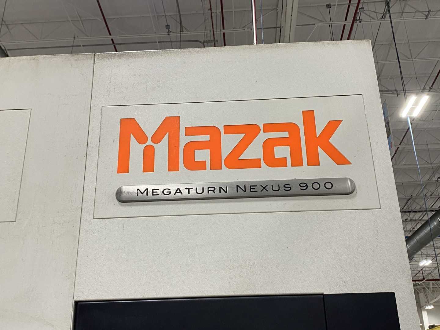 Mazak Megaturn Nexus 900 CNC Vertical Turning Center Mazatrol Matrix Nexus, 25,472 Hours, 2012, 36" Chuck, 39.37" Swing, 36.22" Turn Dia, 31.50" Turn Height, 12-Station Turret