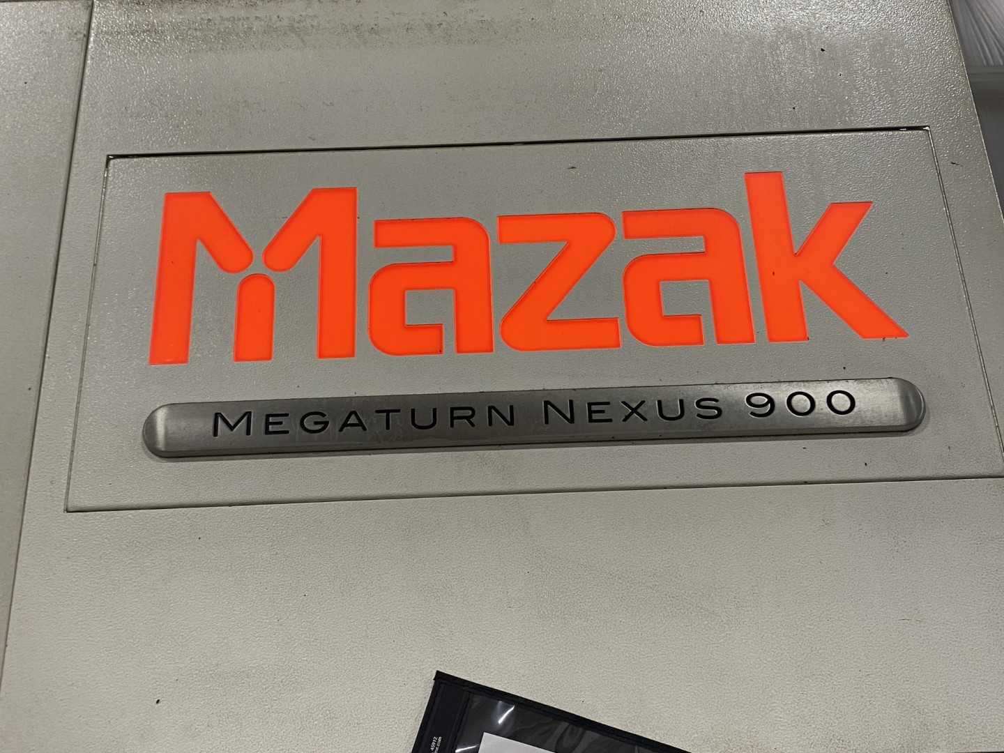 Mazak Megaturn Nexus 900 CNC Vertical Turning Center Mazatrol Matrix Nexus, 22,283 Hours, 2013, 36" Chuck, 39.37" Swing, 36.22" Turn Dia, 31.50" Turn Height, 12-Station Turret
