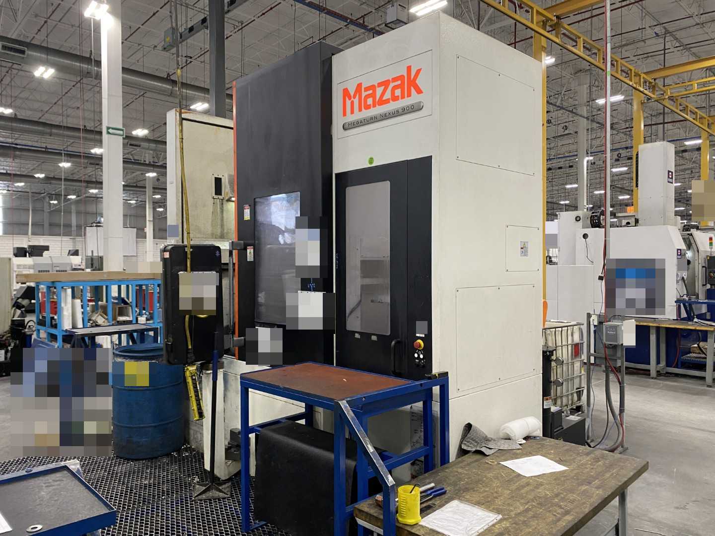 Mazak Megaturn Nexus 900 CNC Vertical Turning Center Mazatrol Matrix Nexus, 23,803 Hours, 2013, 36" Chuck, 39.37" Swing, 36.22" Turn Dia, 31.50" Turn Height, 12-Station Turret