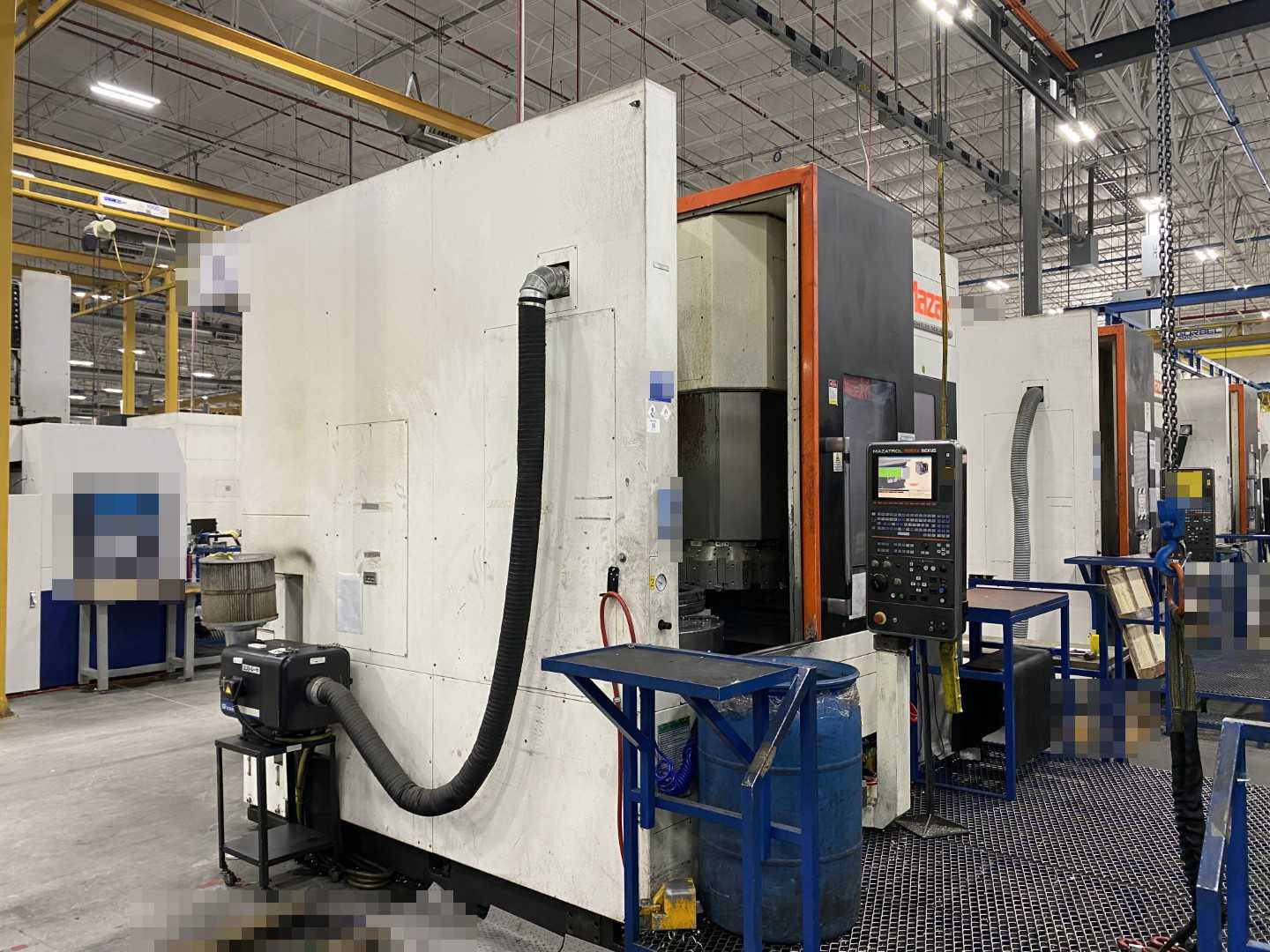 Mazak Megaturn Nexus 900 CNC Vertical Turning Center Mazatrol Matrix Nexus, 23,803 Hours, 2013, 36" Chuck, 39.37" Swing, 36.22" Turn Dia, 31.50" Turn Height, 12-Station Turret
