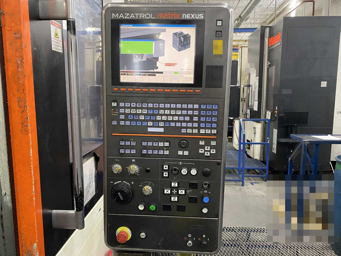 Mazak Megaturn Nexus 900 CNC Vertical Turning Center Mazatrol Matrix Nexus, 23,803 Hours, 2013, 36" Chuck, 39.37" Swing, 36.22" Turn Dia, 31.50" Turn Height, 12-Station Turret