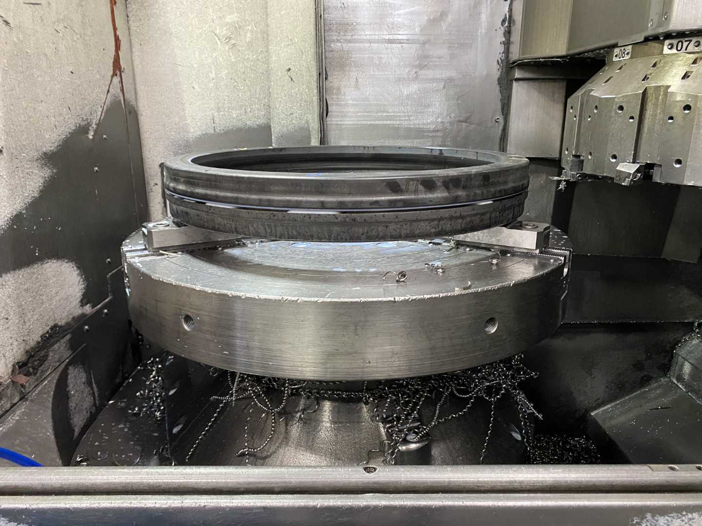 Mazak Megaturn Nexus 900 CNC Vertical Turning Center Mazatrol Matrix Nexus, 23,803 Hours, 2013, 36" Chuck, 39.37" Swing, 36.22" Turn Dia, 31.50" Turn Height, 12-Station Turret