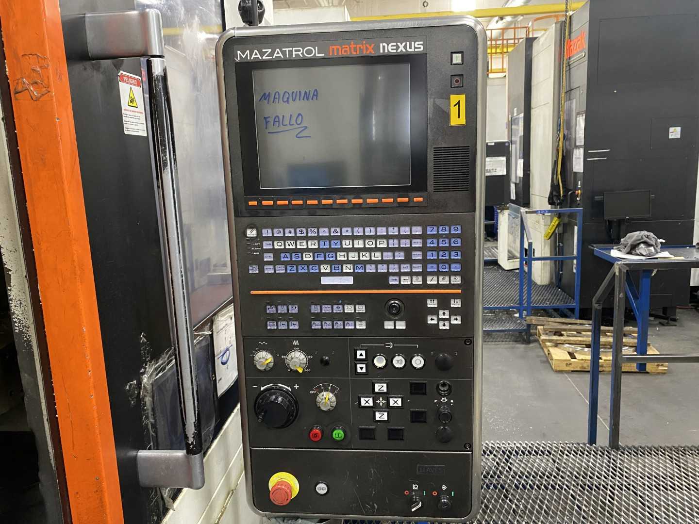 Mazak Megaturn Nexus 900 CNC Vertical Turning Center Mazatrol Matrix Nexus, 18,567 Hours, 2013, 36" Chuck, 39.37" Swing, 36.22" Turn Dia, 31.50" Turn Height, 12-Station Turret