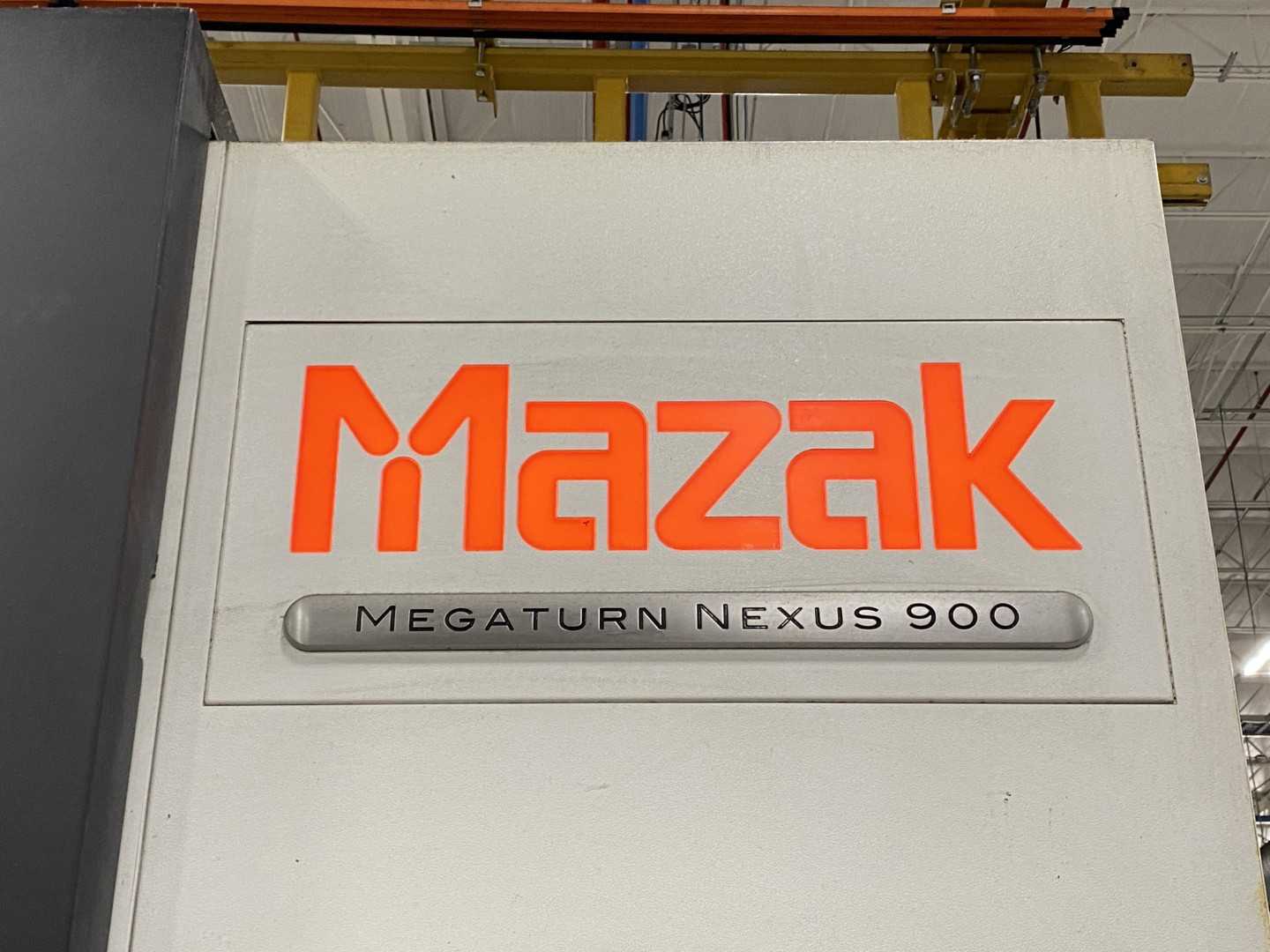 Mazak Megaturn Nexus 900 CNC Vertical Turning Center Mazatrol Matrix Nexus, 18,621 Hours, 2013, 36" Chuck, 39.37" Swing, 36.22" Turn Dia, 31.50" Turn Height, 12-Station Turret