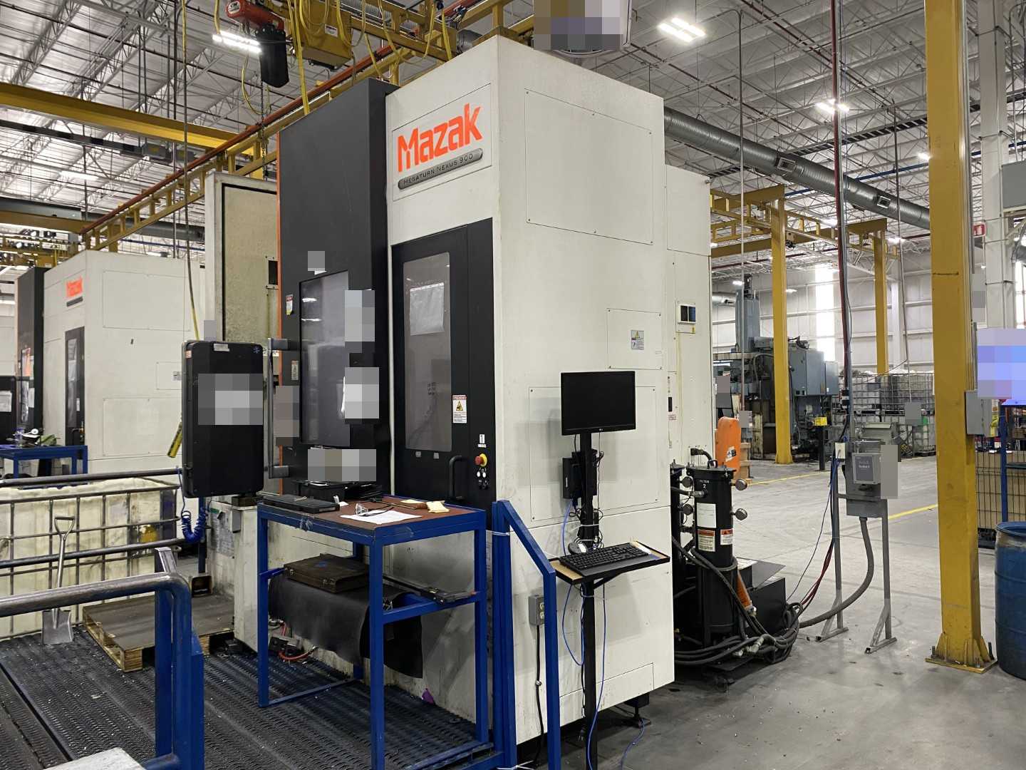 Mazak Megaturn Nexus 900 CNC Vertical Turning Center Mazatrol Matrix Nexus, 18,621 Hours, 2013, 36" Chuck, 39.37" Swing, 36.22" Turn Dia, 31.50" Turn Height, 12-Station Turret