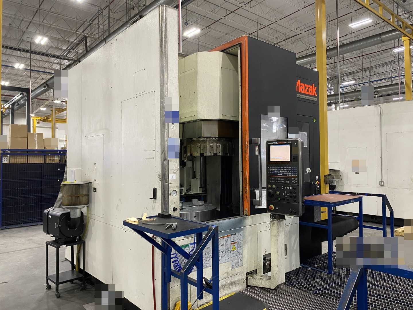 Mazak Megaturn Nexus 900 CNC Vertical Turning Center Mazatrol Matrix Nexus, 10,975 Hours, 2013, 36" Chuck, 39.37" Swing, 36.22" Turn Dia, 31.50" Turn Height, 12-Station Turret