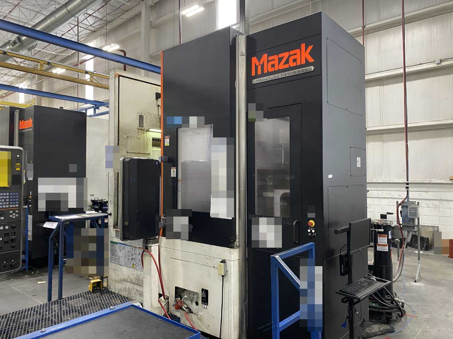 Mazak Megaturn Nexus 900 CNC Vertical Turning Center Mazatrol Matrix Nexus, 23,149 Hours, 2013, 36" Chuck, 39.37" Swing, 36.22" Turn Dia, 31.50" Turn Height, 12-Station Turret