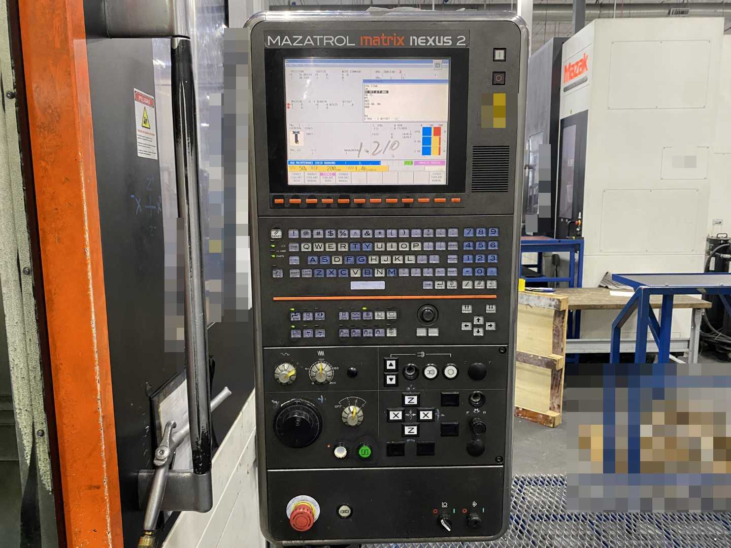 Mazak Megaturn Nexus 900 CNC Vertical Turning Center Mazatrol Matrix Nexus, 23,149 Hours, 2013, 36" Chuck, 39.37" Swing, 36.22" Turn Dia, 31.50" Turn Height, 12-Station Turret