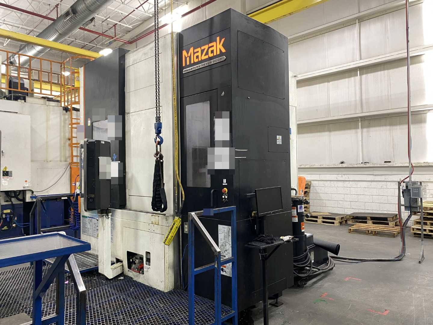 Mazak Megaturn Nexus 900M CNC Vertical Turning Center Mazatrol Matrix Nexus 2, 19,971 Hours, 2013, 36" Chuck, 36.2" Swing, 36.2" Turn Dia, 34.5" Turn Height, 12-Station Turret