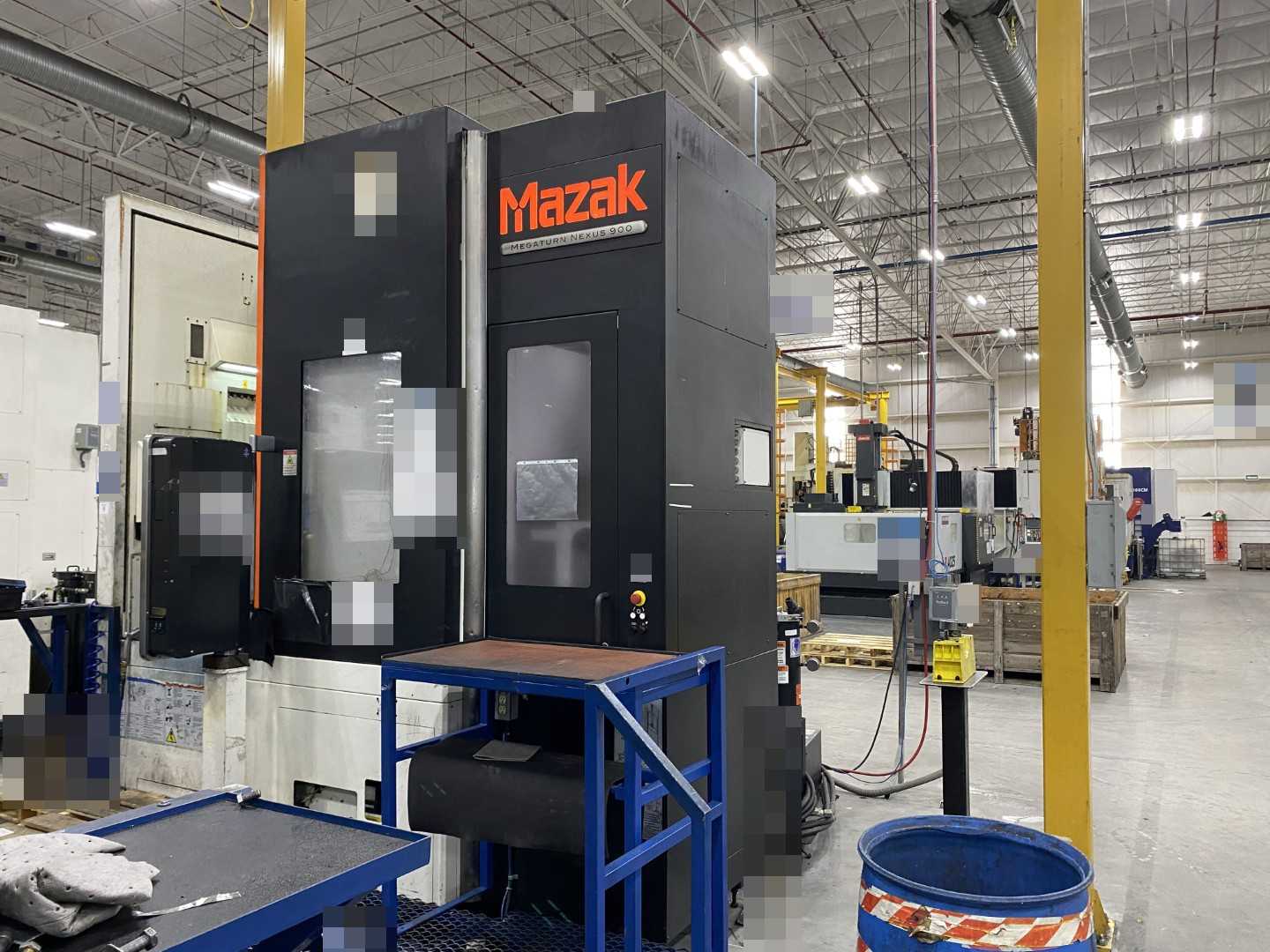 Mazak Megaturn Nexus 900 CNC Vertical Turning Center Mazatrol Matrix Nexus 2, 7,875 Hours, 2013, 36" Chuck, 36.2" Swing, 36.2" Turn Dia, 31.5" Turn Height, 12-Station Turret