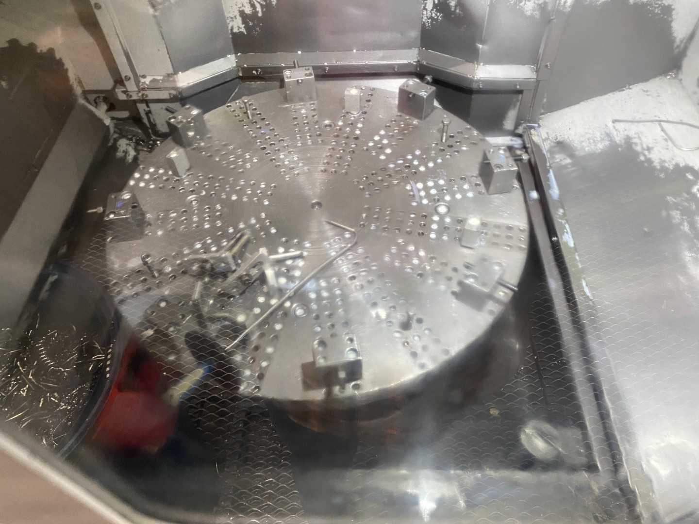 Honor Seiki VL-86C CNC Vertical Turning Center Fanuc 0i-TF, 17,408 Hours, 2016, 32" Table, 37.4" Swing, 37.4" Turn Dia, 25.5" Turn Height, 12-Station Turret, 70 kVA