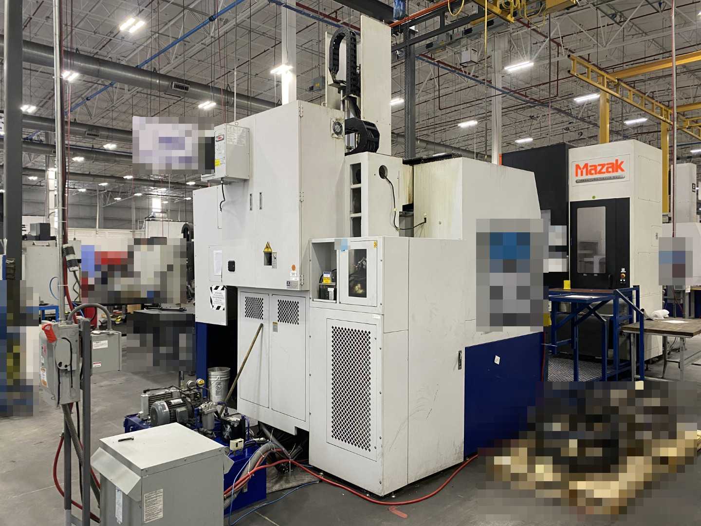 Honor Seiki VL-86C CNC Vertical Turning Center Fanuc 0i-TF, 17,408 Hours, 2016, 32" Table, 37.4" Swing, 37.4" Turn Dia, 25.5" Turn Height, 12-Station Turret, 70 kVA