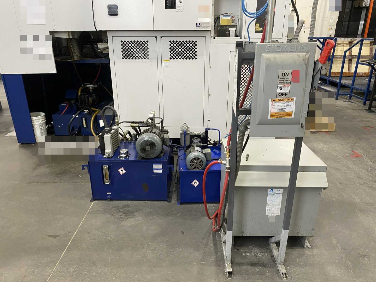 Honor Seiki VL-86C CNC Vertical Turning Center Fanuc 0i-TF, 17,408 Hours, 2016, 32" Table, 37.4" Swing, 37.4" Turn Dia, 25.5" Turn Height, 12-Station Turret, 70 kVA