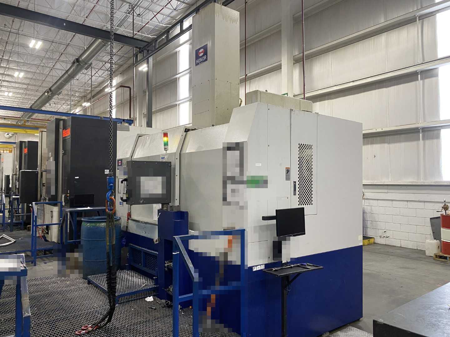 Honor Seiki VL-86C CNC Vertical Turning Center Fanuc 0i-TF, 17,408 Hours, 2016, 32" Table, 37.4" Swing, 37.4" Turn Dia, 25.5" Turn Height, 12-Station Turret, 70 kVA