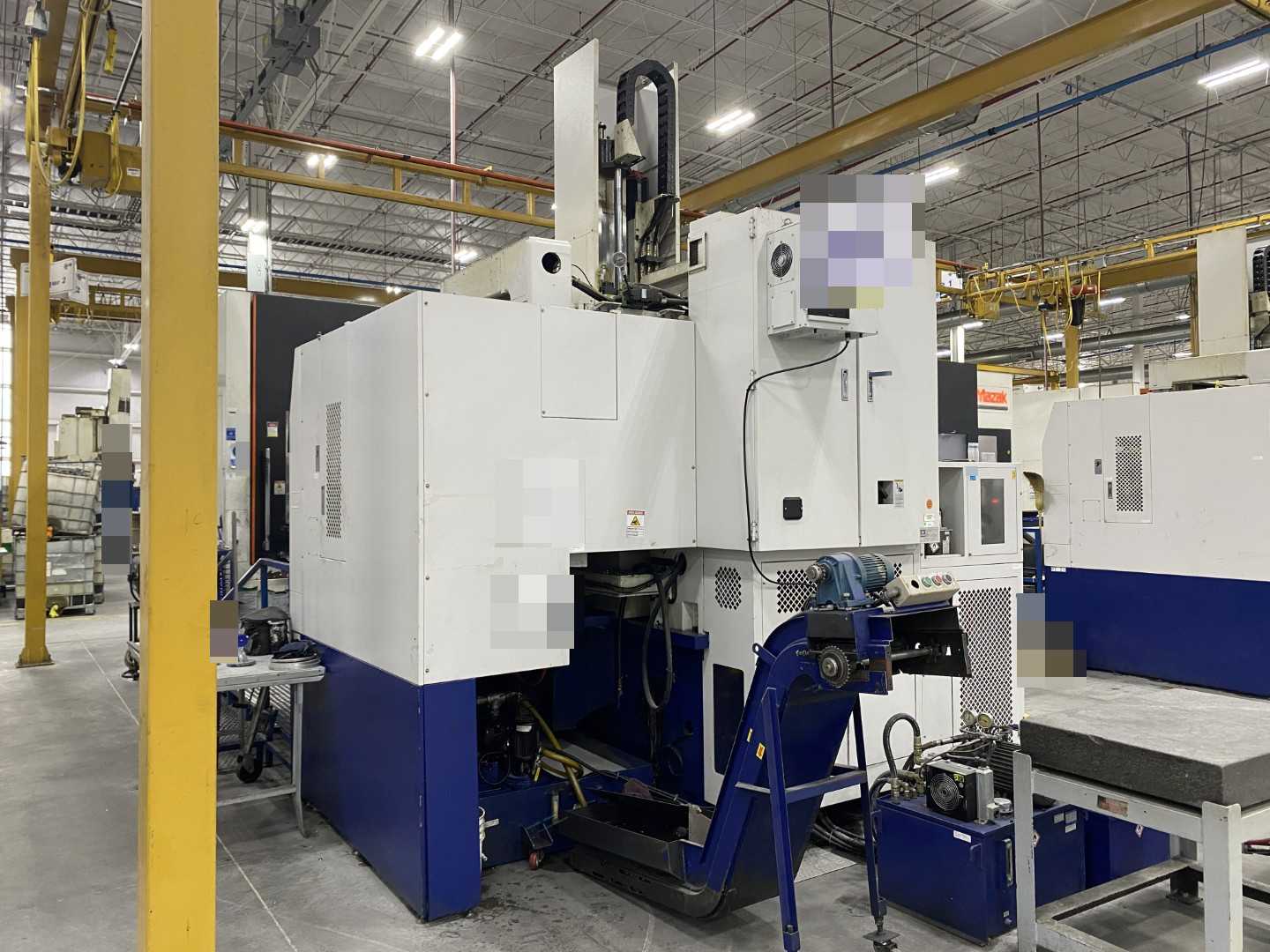 Honor Seiki VL-86C CNC Vertical Turning Center Fanuc 0i-TF, 15,585 Hours, 2016, 32" Table, 37.4" Swing, 37.4" Turn Dia, 25.5" Turn Height, 12-Station Turret, 70 kVA