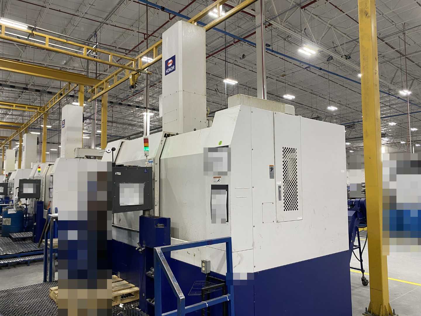 Honor Seiki VL-86C CNC Vertical Turning Center Fanuc 0i-TF, 17,170 Hours, 2016, 32" Table, 37.4" Swing, 37.4" Turn Dia, 25.5" Turn Height, 12-Station Turret, 70 kVA