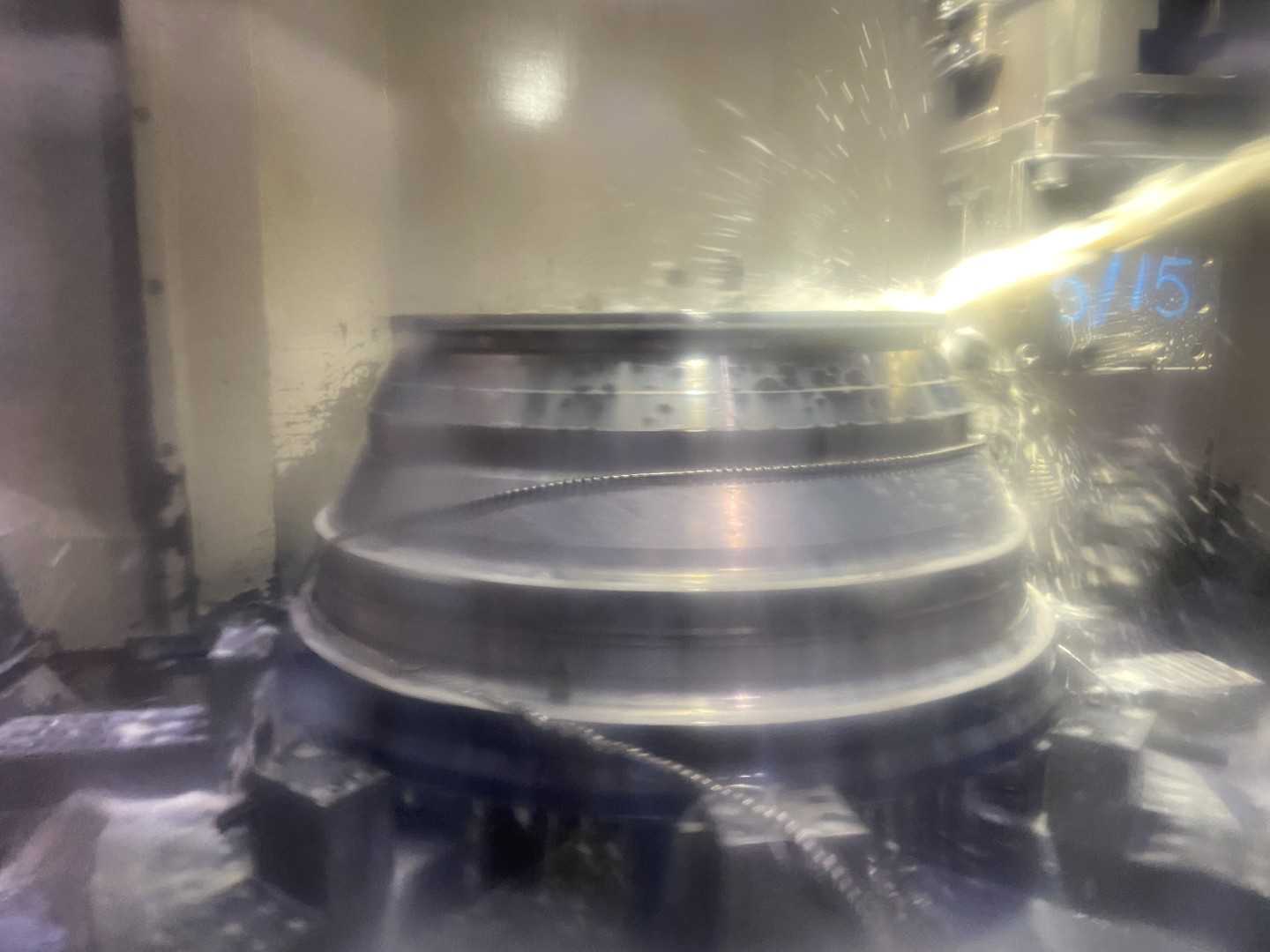 Honor Seiki VL-86C CNC Vertical Turning Center Fanuc 0i-TF, 17,170 Hours, 2016, 32" Table, 37.4" Swing, 37.4" Turn Dia, 25.5" Turn Height, 12-Station Turret, 70 kVA