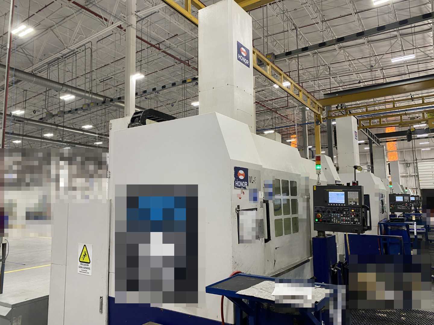 Honor Seiki VL-86C CNC Vertical Turning Center Fanuc 0i-TF, 17,170 Hours, 2016, 32" Table, 37.4" Swing, 37.4" Turn Dia, 25.5" Turn Height, 12-Station Turret, 70 kVA