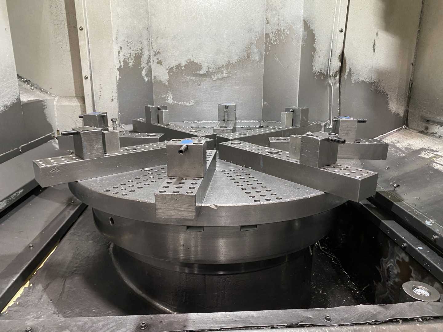 Honor Seiki VL-86C CNC Vertical Turning Center Fanuc 0i-TF, 17,362 Hours, 2016, 32" Table, 37.4" Swing, 37.4" Turn Dia, 25.5" Turn Height, 12-Station Turret, 70 kVA