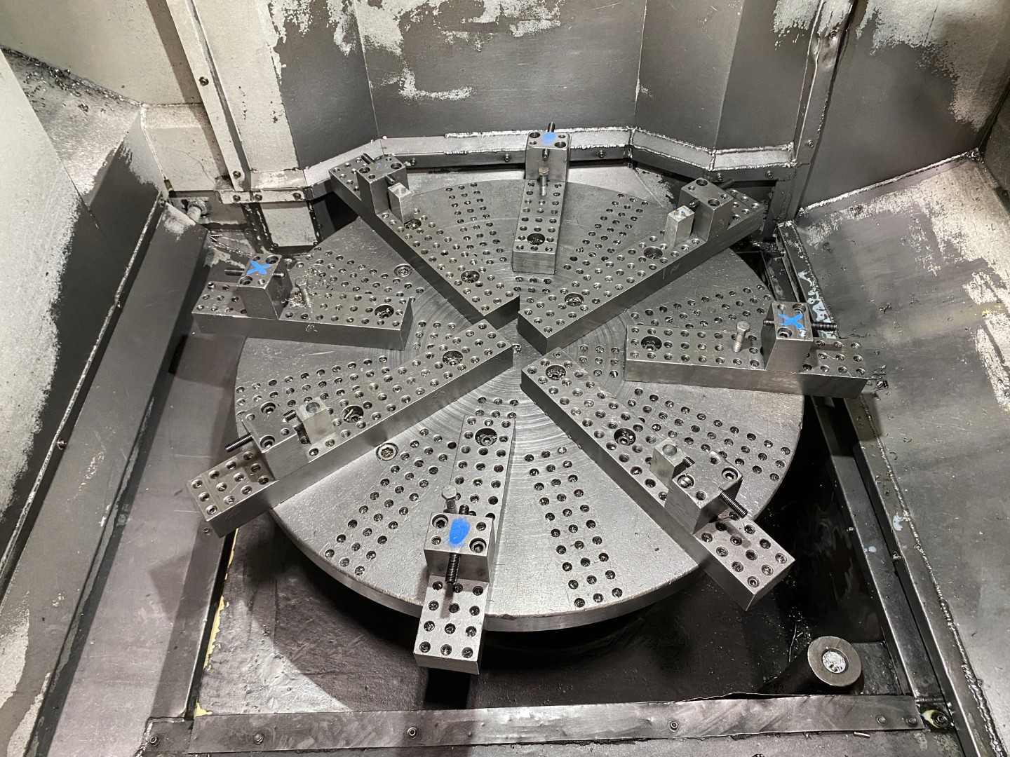 Honor Seiki VL-86C CNC Vertical Turning Center Fanuc 0i-TF, 17,362 Hours, 2016, 32" Table, 37.4" Swing, 37.4" Turn Dia, 25.5" Turn Height, 12-Station Turret, 70 kVA