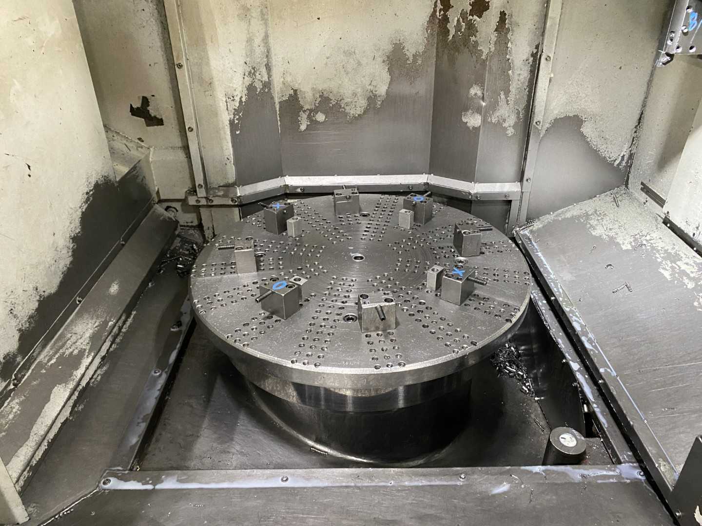 Honor Seiki VL-86C CNC Vertical Turning Center Fanuc 0i-TF, 18,516 Hours, 2016, 32" Table, 37.4" Swing, 37.4" Turn Dia, 25.5" Turn Height, 12-Station Turret, 70 kVA