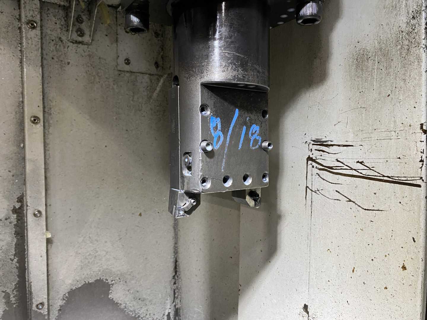 Honor Seiki VL-86C CNC Vertical Turning Center Fanuc 0i-TF, 18,516 Hours, 2016, 32" Table, 37.4" Swing, 37.4" Turn Dia, 25.5" Turn Height, 12-Station Turret, 70 kVA