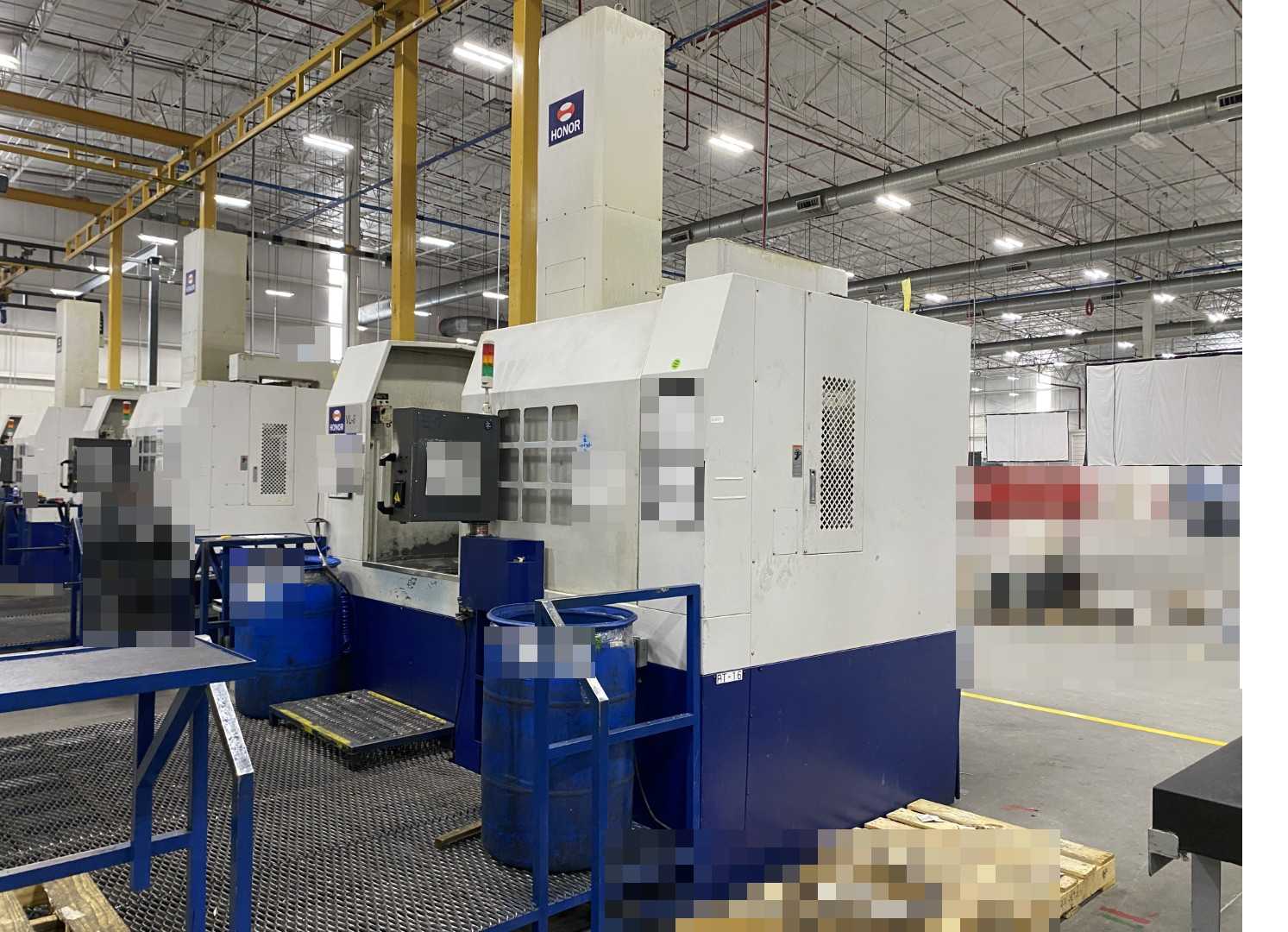 Honor Seiki VL-86C CNC Vertical Turning Center Fanuc 0i-TF, 18,516 Hours, 2016, 32" Table, 37.4" Swing, 37.4" Turn Dia, 25.5" Turn Height, 12-Station Turret, 70 kVA