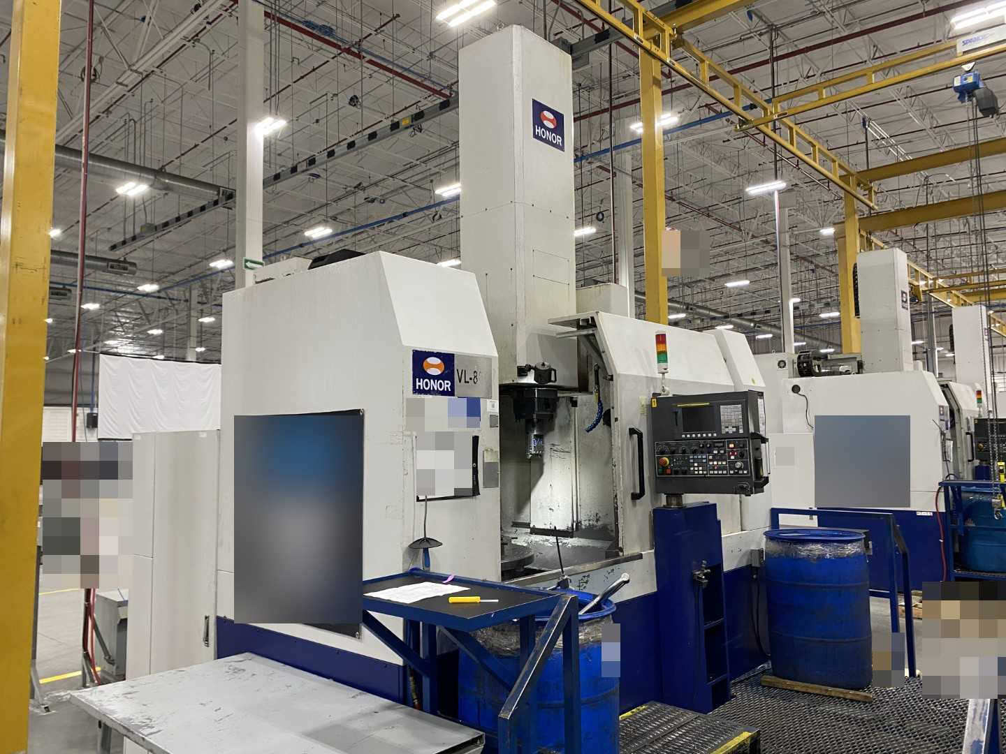 Honor Seiki VL-86C CNC Vertical Turning Center Fanuc 0i-TF, 18,516 Hours, 2016, 32" Table, 37.4" Swing, 37.4" Turn Dia, 25.5" Turn Height, 12-Station Turret, 70 kVA