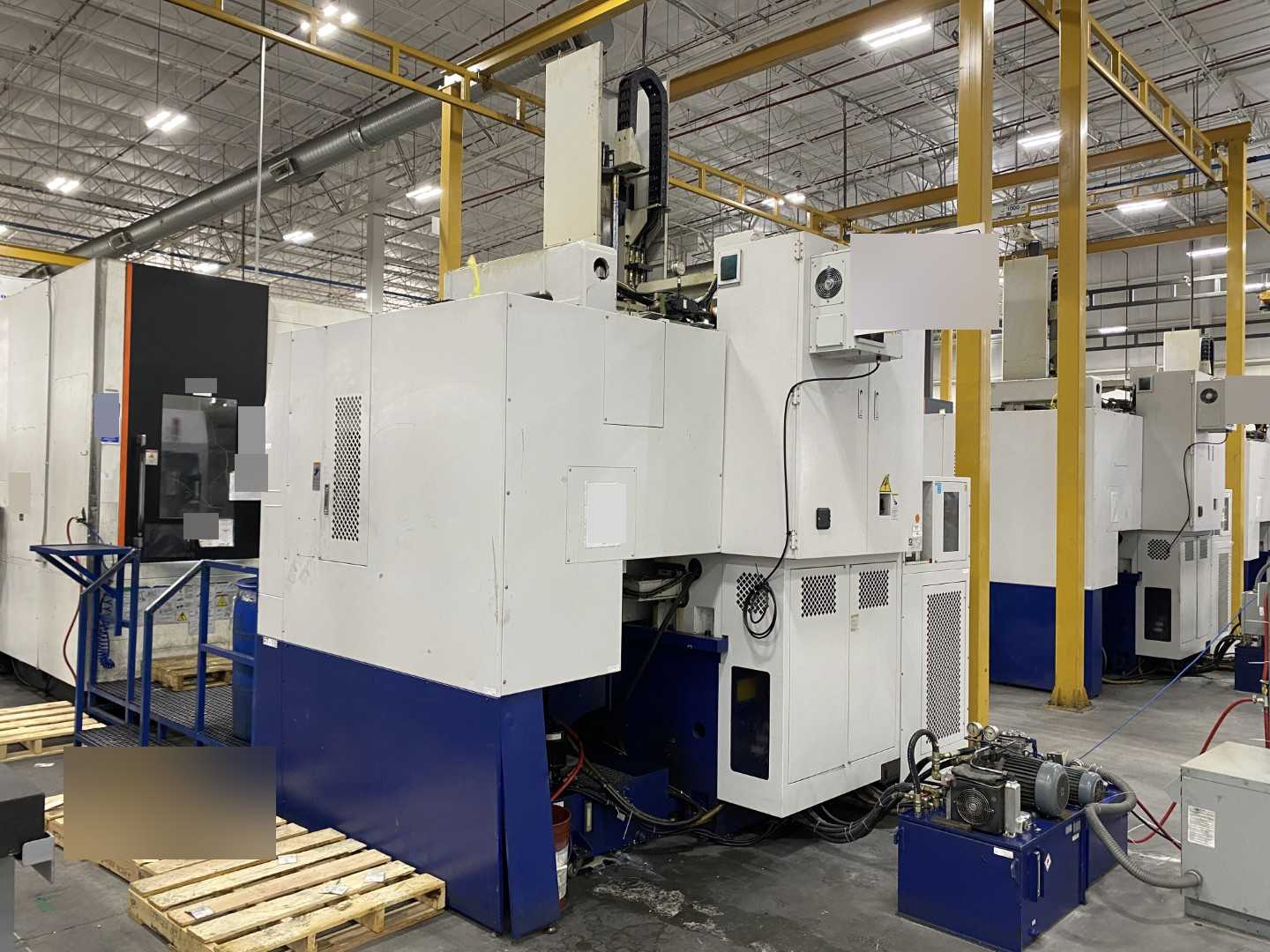 Honor Seiki VL-86C CNC Vertical Turning Center Fanuc 0i-TF, 18,516 Hours, 2016, 32" Table, 37.4" Swing, 37.4" Turn Dia, 25.5" Turn Height, 12-Station Turret, 70 kVA