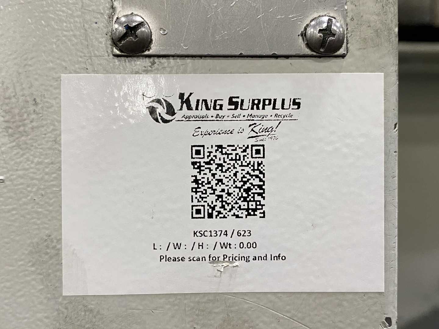 Honor Seiki VL-86C CNC Vertical Turning Center Fanuc 0i-TF, 15,473 Hours, 2016, 32" Table, 37.4" Swing, 37.4" Turn Dia, 25.5" Turn Height, 12-Station Turret, 70 kVA