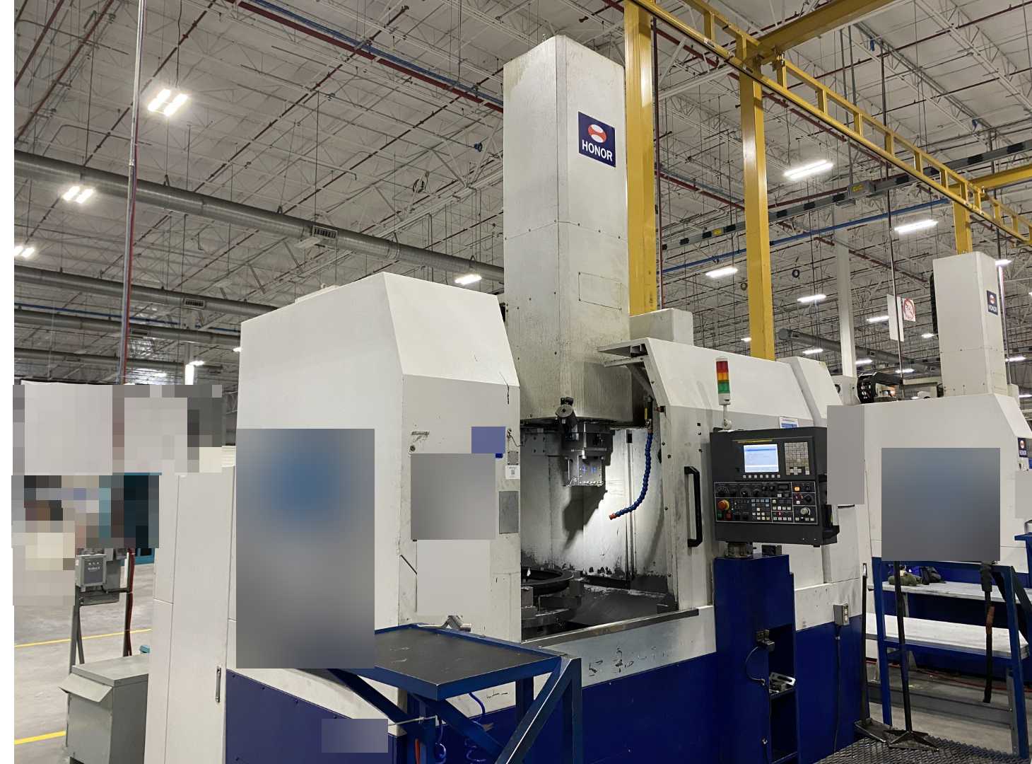 Honor Seiki VL-86C CNC Vertical Turning Center Fanuc 0i-TF, 15,473 Hours, 2016, 32" Table, 37.4" Swing, 37.4" Turn Dia, 25.5" Turn Height, 12-Station Turret, 70 kVA