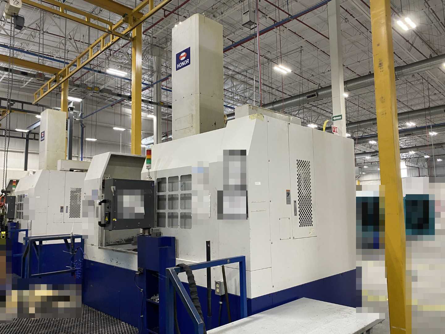 Honor Seiki VL-86C CNC Vertical Turning Center Fanuc 0i-TF, 15,473 Hours, 2016, 32" Table, 37.4" Swing, 37.4" Turn Dia, 25.5" Turn Height, 12-Station Turret, 70 kVA