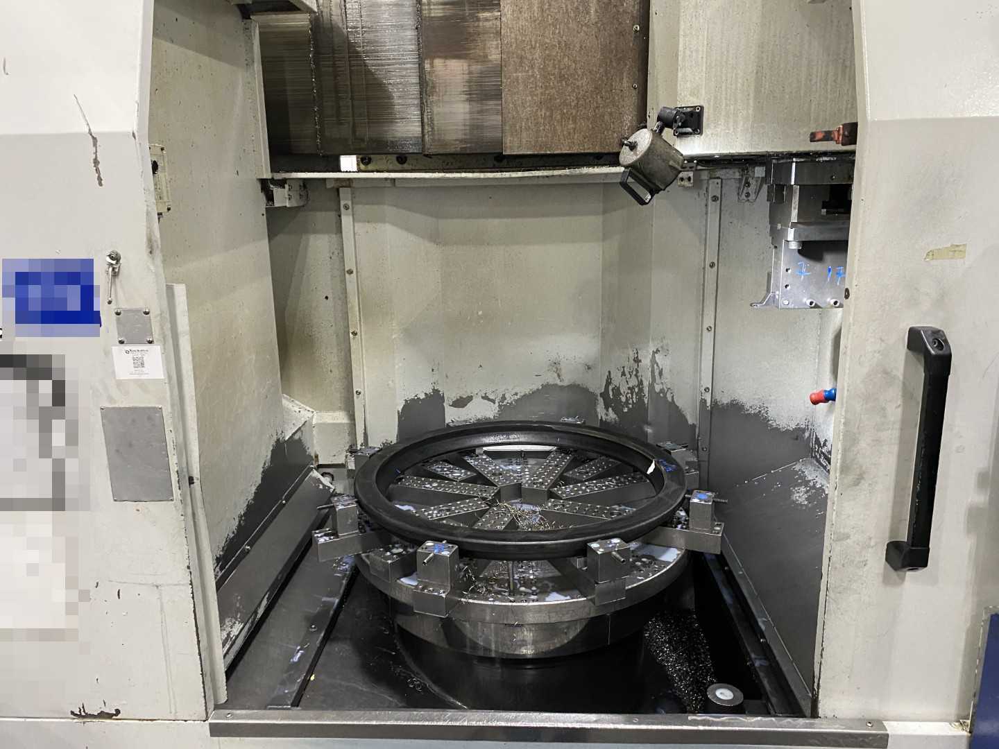 Honor Seiki VL-86C CNC Vertical Turning Center Fanuc 0i-TF, 15,473 Hours, 2016, 32" Table, 37.4" Swing, 37.4" Turn Dia, 25.5" Turn Height, 12-Station Turret, 70 kVA