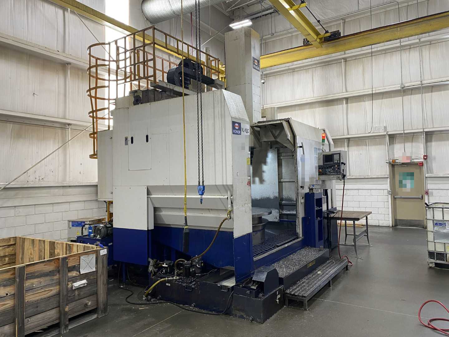 Honor Seiki VL-160C 2015 CNC VTL Vertical Turning Center, Fanuc 0i-TF, 78.7" Swing, 63" Table, 12-ATC, 60 HP, 18,030 Hours