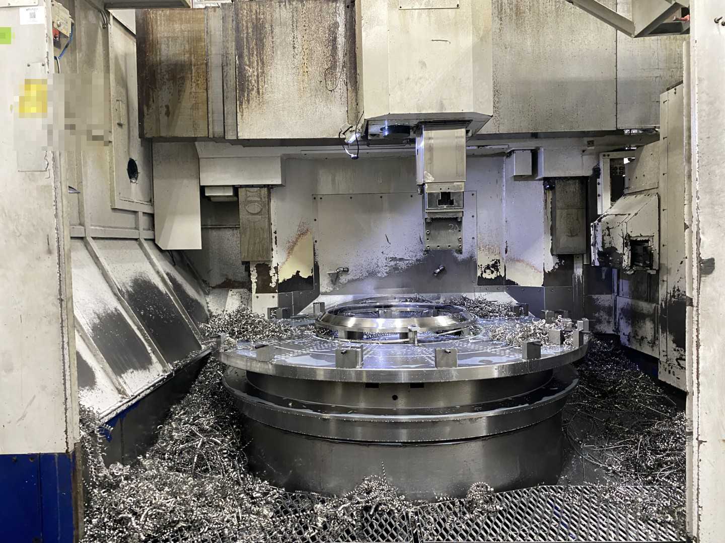 Honor Seiki VL-160C 2012 CNC VTL Vertical Turning Center, Fanuc 0i-TD, 78.7" Swing, 63" Table, 12-ATC, 60 HP, 33,565 Hours